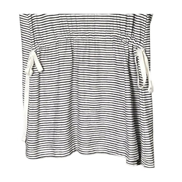 Max Studio women's black and white sleeveless top/coverup size L NWT - Picture 4 of 10